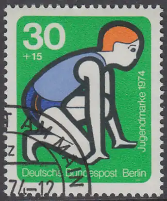 BERLIN 1974 Michel-Nummer 469 gestempelt EINZELMARKE (m)