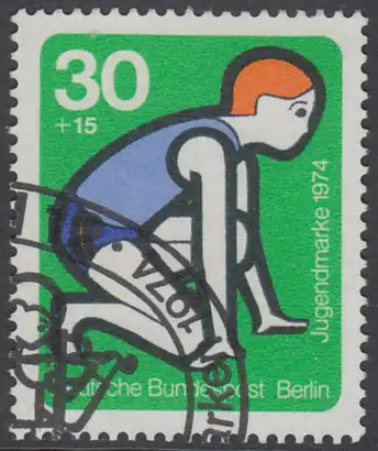 BERLIN 1974 Michel-Nummer 469 gestempelt EINZELMARKE (l)