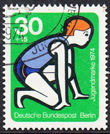 BERLIN 1974 Michel-Nummer 469 gestempelt EINZELMARKE (d)