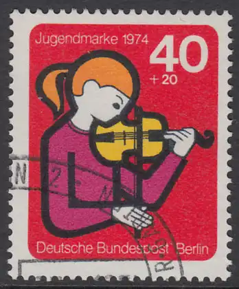 BERLIN 1974 Michel-Nummer 470 gestempelt EINZELMARKE (n)