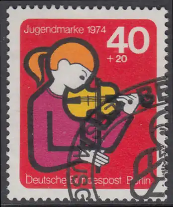 BERLIN 1974 Michel-Nummer 470 gestempelt EINZELMARKE (m)