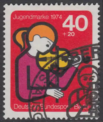BERLIN 1974 Michel-Nummer 470 gestempelt EINZELMARKE (l)