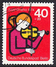 BERLIN 1974 Michel-Nummer 470 gestempelt EINZELMARKE (b)