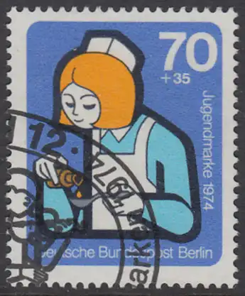 BERLIN 1974 Michel-Nummer 471 gestempelt EINZELMARKE (l)