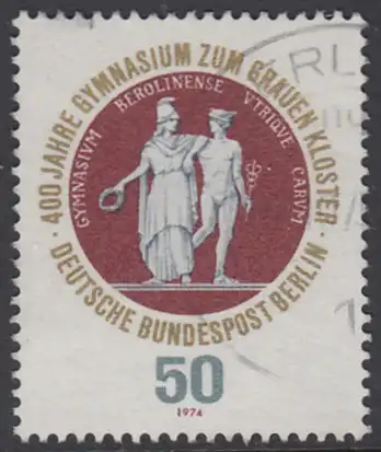 BERLIN 1974 Michel-Nummer 472 gestempelt EINZELMARKE (r)