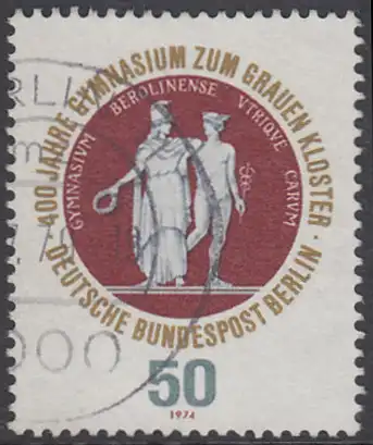 BERLIN 1974 Michel-Nummer 472 gestempelt EINZELMARKE (m)