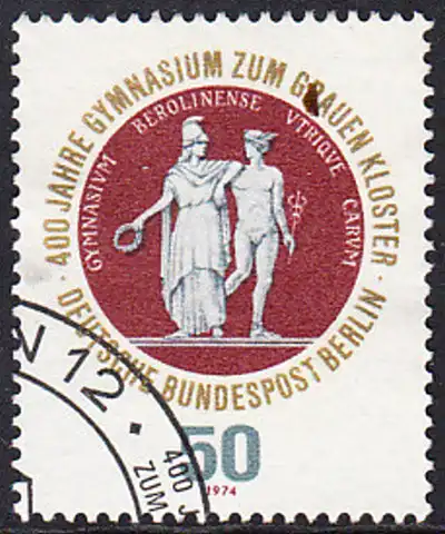 BERLIN 1974 Michel-Nummer 472 gestempelt EINZELMARKE (f)