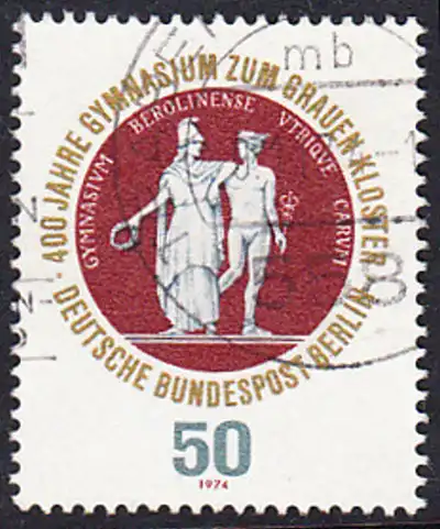 BERLIN 1974 Michel-Nummer 472 gestempelt EINZELMARKE (b)
