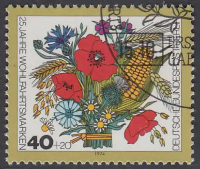 BERLIN 1974 Michel-Nummer 474 gestempelt EINZELMARKE (c)