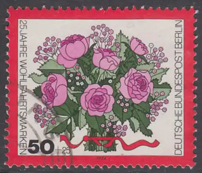 BERLIN 1974 Michel-Nummer 475 gestempelt EINZELMARKE (g)