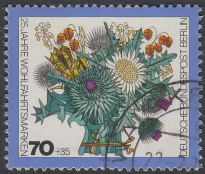 BERLIN 1974 Michel-Nummer 476 gestempelt EINZELMARKE (e)