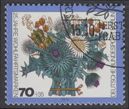 BERLIN 1974 Michel-Nummer 476 gestempelt EINZELMARKE (a)