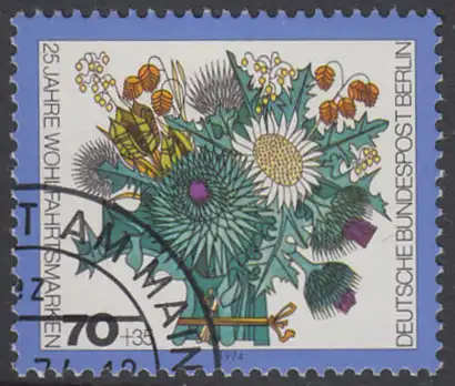 BERLIN 1974 Michel-Nummer 476 gestempelt EINZELMARKE (f)