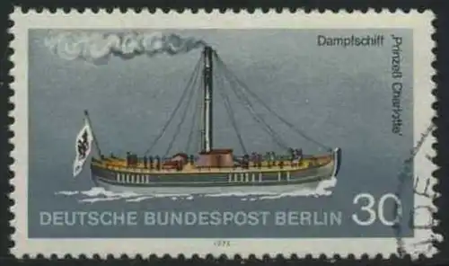 BERLIN 1975 Michel-Nummer 483 gestempelt EINZELMARKE (b)