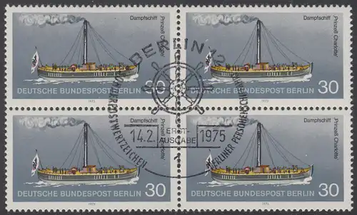 BERLIN 1975 Michel-Nummer 483 gestempelt BLOCK (a)