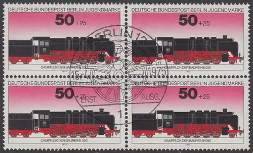 BERLIN 1975 Michel-Nummer 490 gestempelt BLOCK (a)