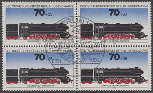 BERLIN 1975 Michel-Nummer 491 gestempelt BLOCK (a)