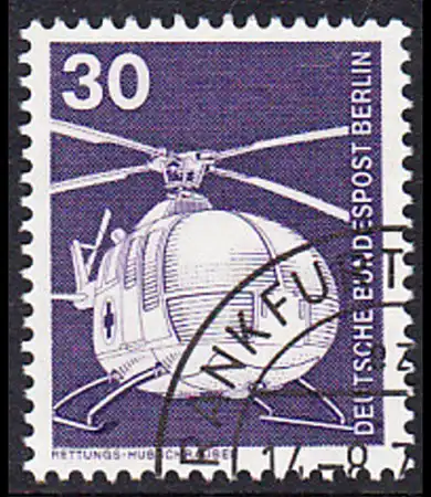 BERLIN 1975 Michel-Nummer 497 gestempelt EINZELMARKE (b)