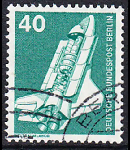 BERLIN 1975 Michel-Nummer 498 gestempelt EINZELMARKE (b)
