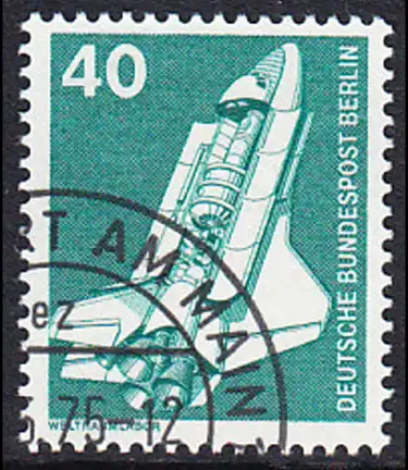 BERLIN 1975 Michel-Nummer 498 gestempelt EINZELMARKE (a)