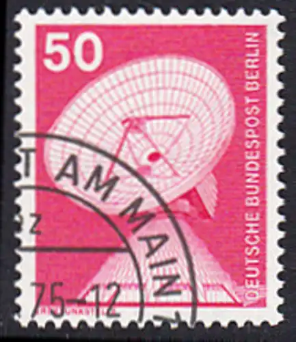 BERLIN 1975 Michel-Nummer 499 gestempelt EINZELMARKE (b)