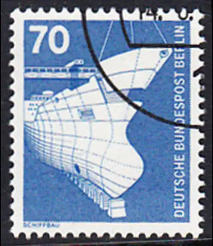 BERLIN 1975 Michel-Nummer 500 gestempelt EINZELMARKE (d)