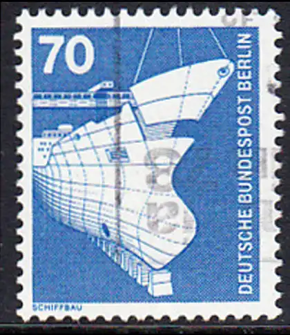 BERLIN 1975 Michel-Nummer 500 gestempelt EINZELMARKE (e)