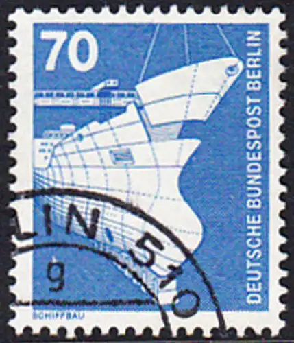 BERLIN 1975 Michel-Nummer 500 gestempelt EINZELMARKE (f)