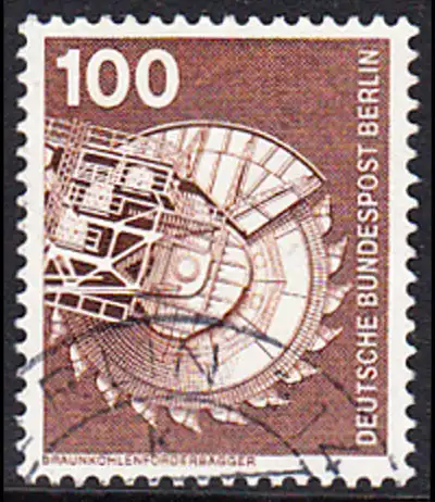 BERLIN 1975 Michel-Nummer 502 gestempelt EINZELMARKE (e)