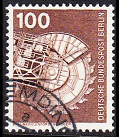BERLIN 1975 Michel-Nummer 502 gestempelt EINZELMARKE (k)