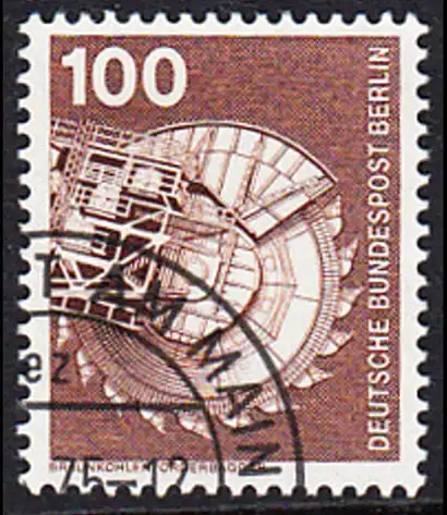 BERLIN 1975 Michel-Nummer 502 gestempelt EINZELMARKE (m)