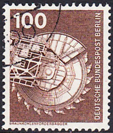 BERLIN 1975 Michel-Nummer 502 gestempelt EINZELMARKE (c)