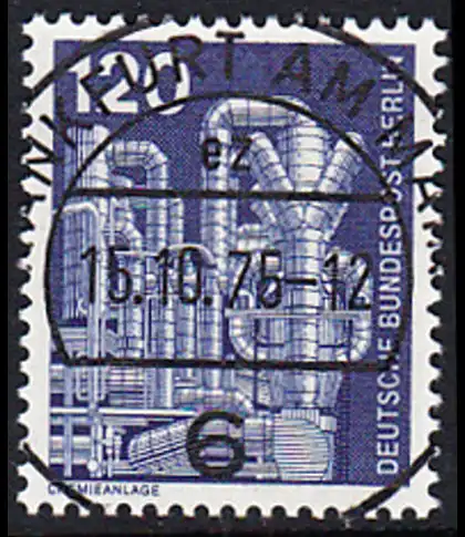 BERLIN 1975 Michel-Nummer 503 gestempelt EINZELMARKE (f)