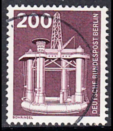 BERLIN 1975 Michel-Nummer 506 gestempelt EINZELMARKE (o)