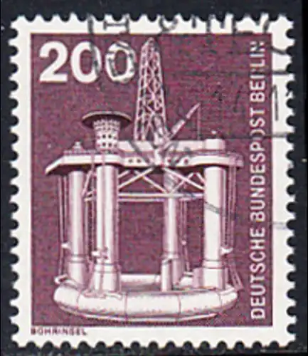 BERLIN 1975 Michel-Nummer 506 gestempelt EINZELMARKE (e)