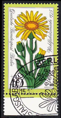BERLIN 1975 Michel-Nummer 511 gestempelt EINZELMARKE RAND unten (a)