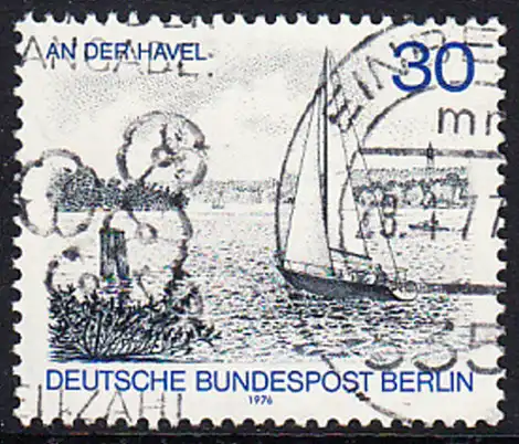 BERLIN 1976 Michel-Nummer 529 gestempelt EINZELMARKE (e)