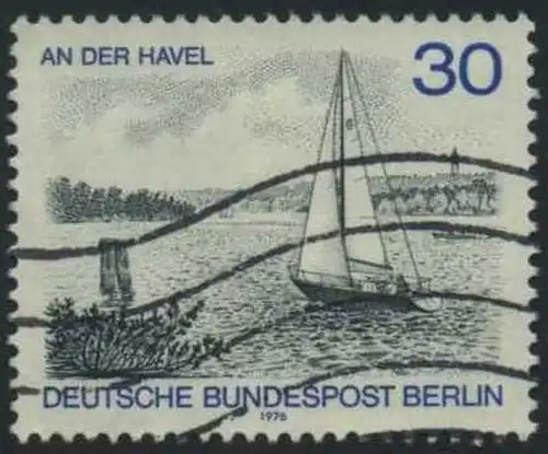 BERLIN 1976 Michel-Nummer 529 gestempelt EINZELMARKE (a)