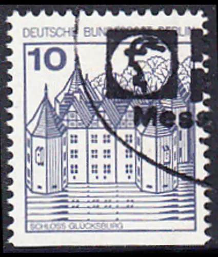 BERLIN 1977 Michel-Nummer 532D gestempelt EINZELMARKE/Rollenmarke (D_k)