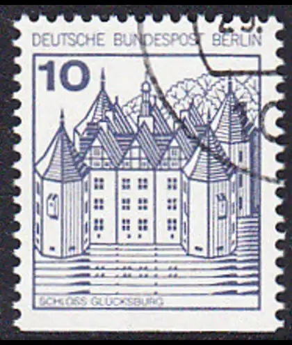 BERLIN 1977 Michel-Nummer 532D gestempelt EINZELMARKE/Rollenmarke (D_q)