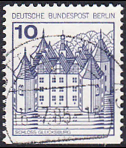 BERLIN 1977 Michel-Nummer 532D gestempelt EINZELMARKE/Rollenmarke (D_c)