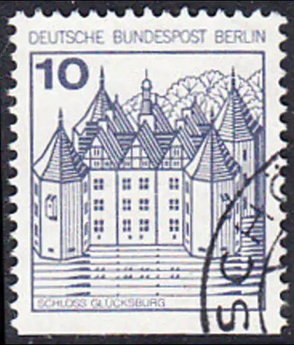 BERLIN 1977 Michel-Nummer 532D gestempelt EINZELMARKE/Rollenmarke (D_b)