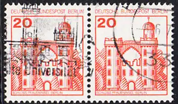 BERLIN 1977 Michel-Nummer 533 gestempelt horiz.PAAR