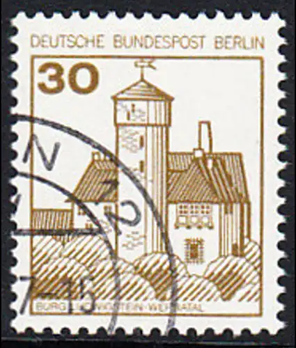 BERLIN 1977 Michel-Nummer 534 gestempelt EINZELMARKE (d)