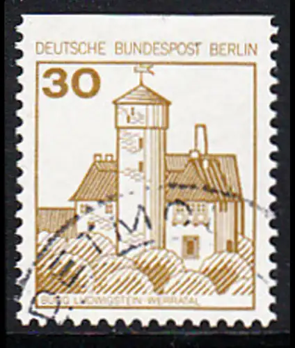 BERLIN 1977 Michel-Nummer 534C gestempelt EINZELMARKE (C_b)