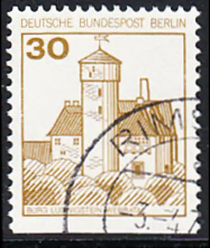 BERLIN 1977 Michel-Nummer 534D gestempelt EINZELMARKE (e)