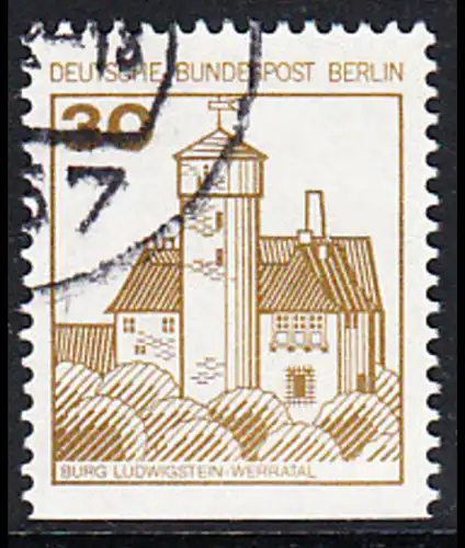 BERLIN 1977 Michel-Nummer 534D gestempelt EINZELMARKE (d)
