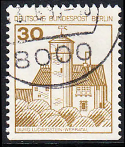 BERLIN 1977 Michel-Nummer 534D gestempelt EINZELMARKE (b)