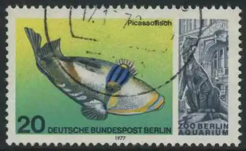 BERLIN 1977 Michel-Nummer 552 gestempelt EINZELMARKE (e)