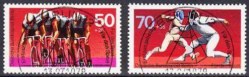 BERLIN 1978 Michel-Nummer 567-568 gestempelt SATZ(2) EINZELMARKEN (c)